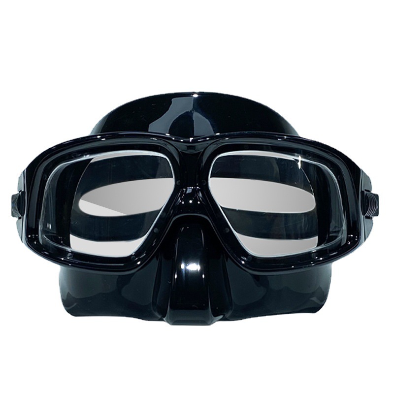 潜水镜水肺深潜浮潜眼镜自由潜面镜大视野低容积美人鱼款面镜套装