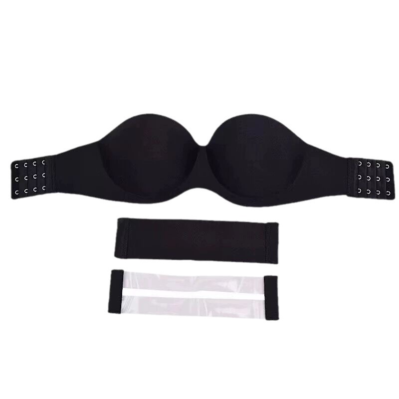 The one-piece strapless bra holds up the breasts and creates invisible, unobstructed chest spread delivery double strap breathable bra underwear Item Picture