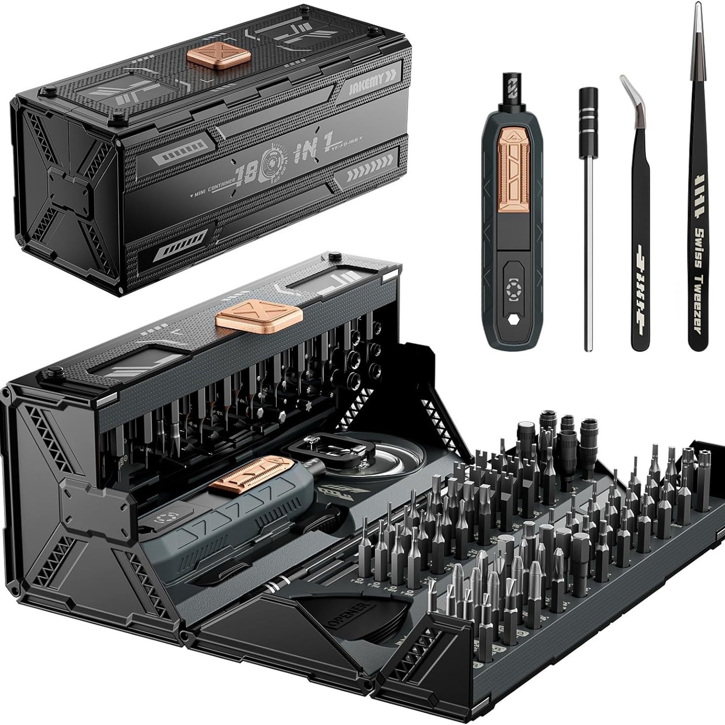 Cross Border Jm-8192 Multi-Function 180-In-1 Precision Screwdriver Tool Set Mobile Phone Repair Tool Item Picture