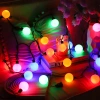 led ping-pong ball light string, wedding festival outdoor camping, wedding party background decoration, multi-purpose decorative color lights Application Scenario