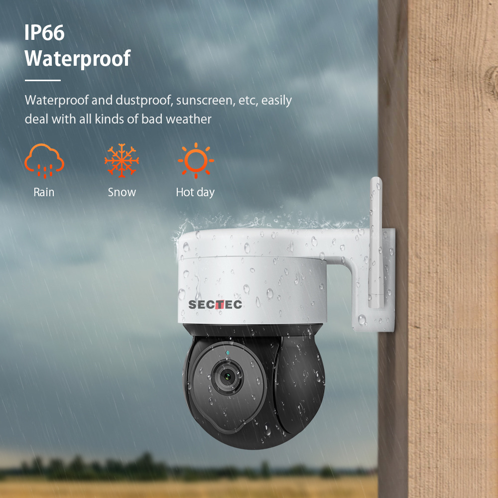 Graffiti 3, 5-megapixel high-definition outdoor surveillance camera, wireless WiFi surveillance camera, surveillance dome camera pic 7