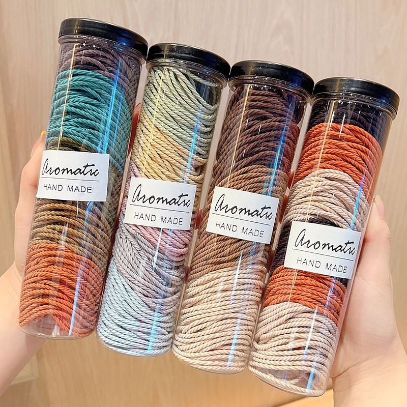 Elastic Band Female Tie Hair Circle High Elastic Durable Hair Rope 2022 New Simple Temperament Hair Rope Hair Accessories Application Scenario