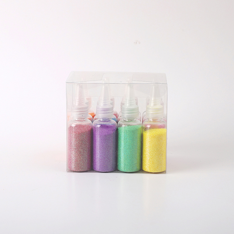 30g pointed-mouth bottle gold onion powder 12-color set, creative DIY epoxy resin decoration glitter powder DIY sand painting handicraft Application Scenario