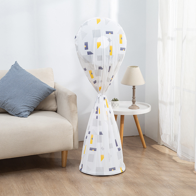 【 Chi Jia 】 Floor-standing fan cover dust cover, electric fan dust cover, household fan cover all-inclusive floor-standing Specification image