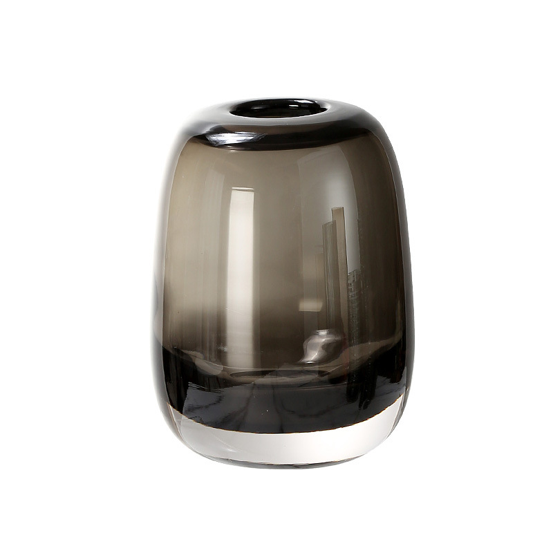 北欧玻璃透明/小号/日式简约创意白底实物图