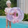 Sanrio thickened steering wheel boat children's swimming ring anti-rollover sponge bottom seat ring baby sunken pocket ring High-end thickened model children's outdoor water play photo and check-in perfect, high-quality and environmentally friendly Specification image