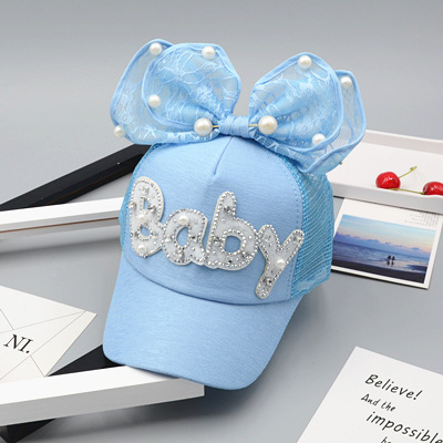New Summer Cute Children's Cap New Children's Baseball Cap For Boys And Girls Sports Sunscreen Cap Specification drawing