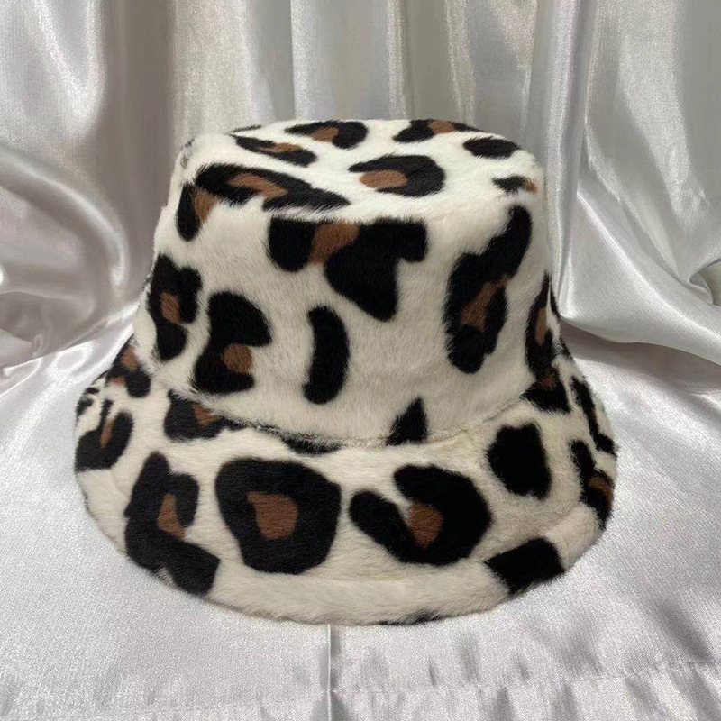 2021 New Autumn And Winter Warm Men And Women Tie Dye Wide Eared Dome Spot Geometric Pattern Fisherman Hat Tide Specification drawing