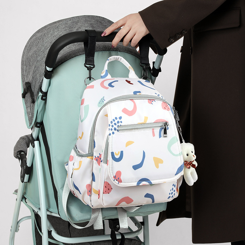 Momma Mother And Child Backpack 2024 New Pregnant Women Carrying Double Shoulder Large Capacity Portable Multi-Functional Backpack Specification drawing