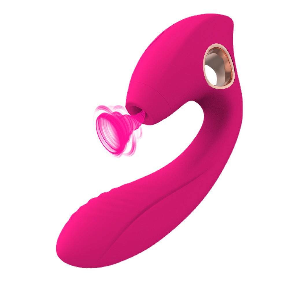 10-frequency sucking vibration stick, wearable vibration fun jumping egg masturbation massager, teasing stick, women's toy details Picture