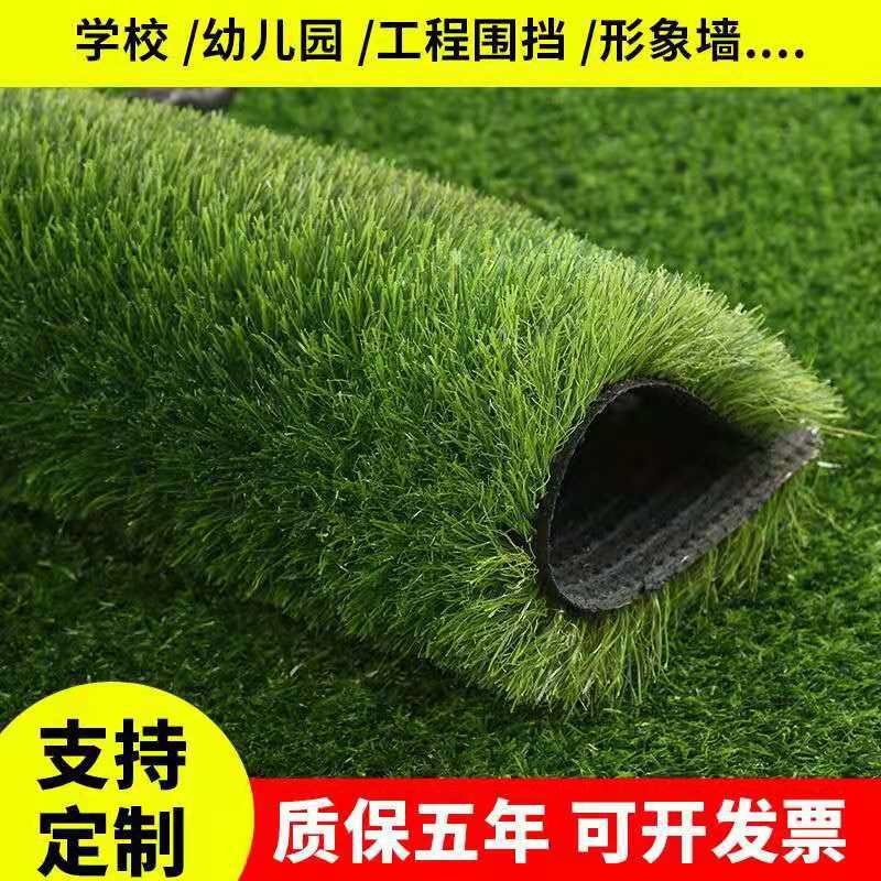 仿真草坪幼儿园户外工程围挡楼顶绿草皮足球场学校假草坪人造草坪