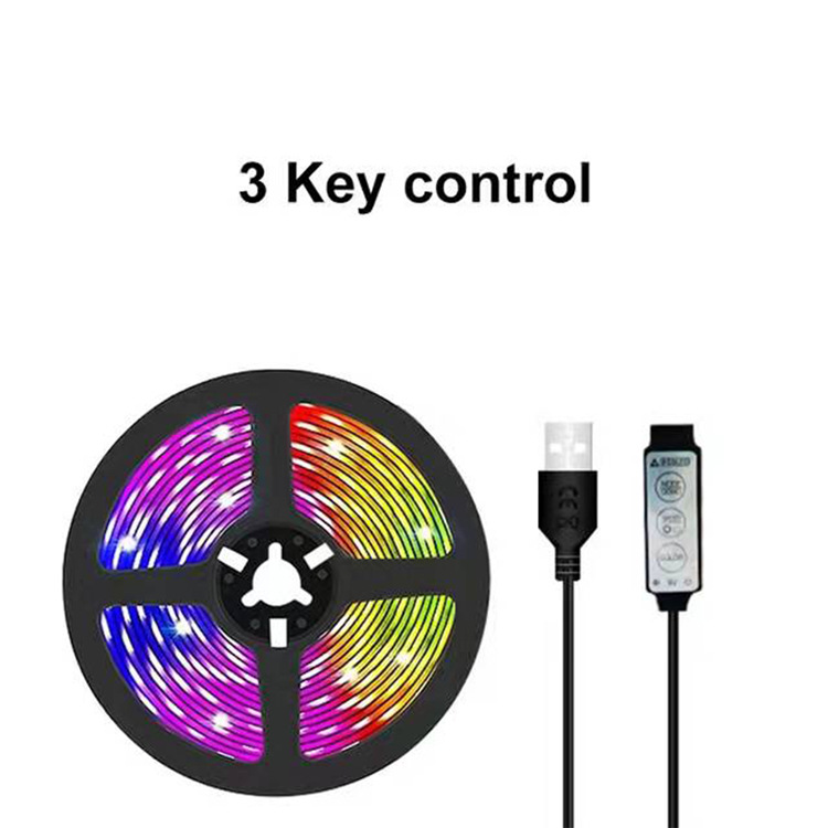 USB蓝牙4/5V柔性灯带/电视背景照明白底实物图