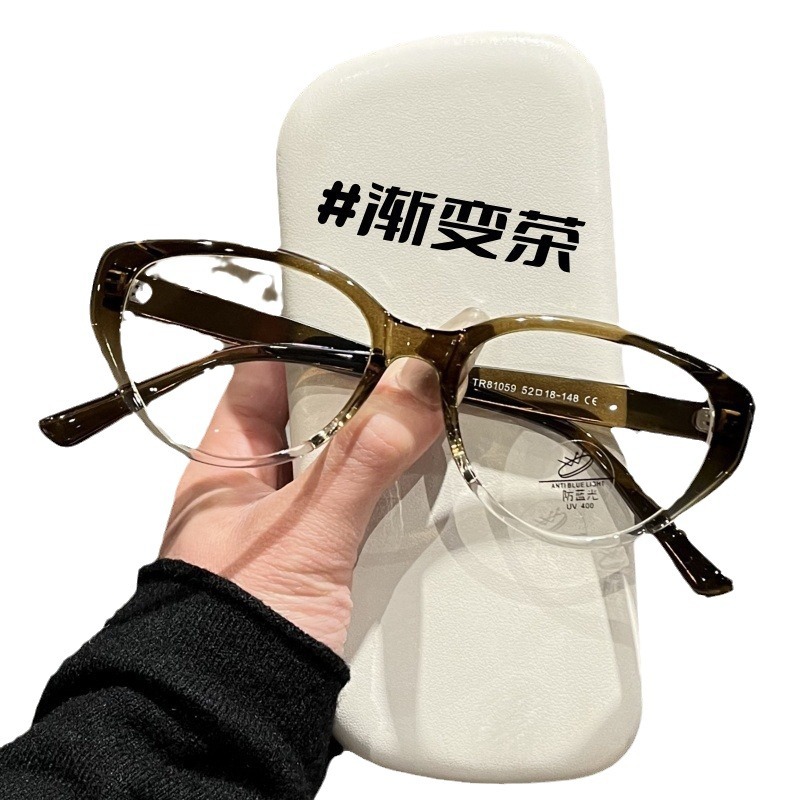 眼镜/太阳镜/防蓝光眼镜/近视眼镜/眼睛框镜架白底实物图
