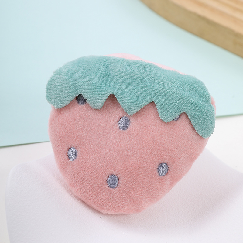 Cute Cartoon Fruit Strawberry Bear Plush Toy Accessories Baby Hat Clothing Gloves Socks Accessories Application Scenario