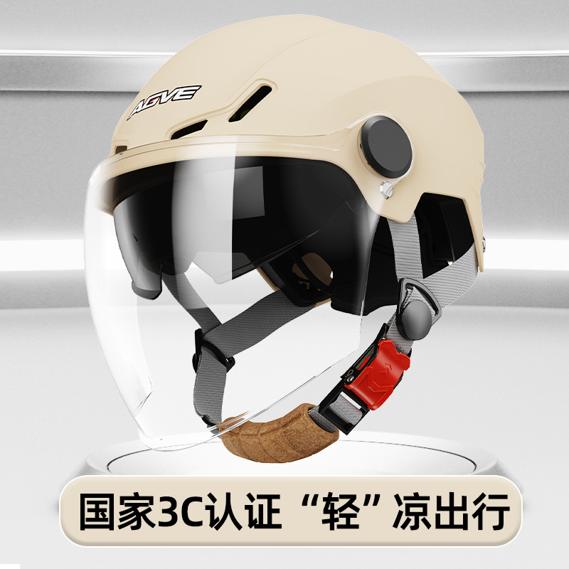 Source Factory 3c certified electric battery motorcycle helmet Sunblock helmet riding helmet men and women summer details Picture