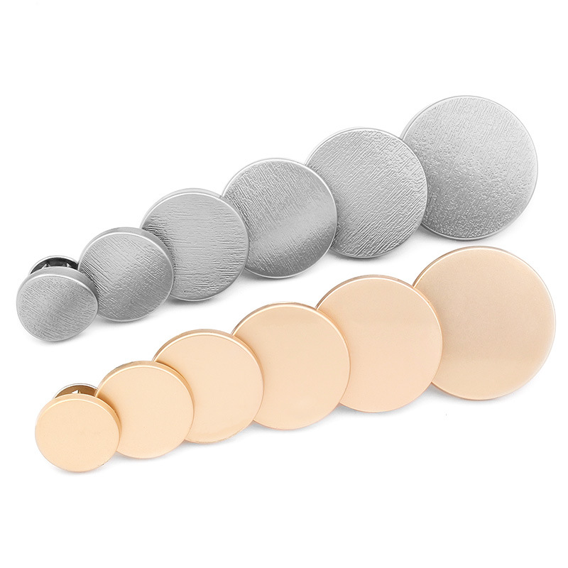 Coat, windbreaker, sweater, nail button, nail free, detachable, versatile, curtain button, gold decorative button, metal sewn button Item Picture