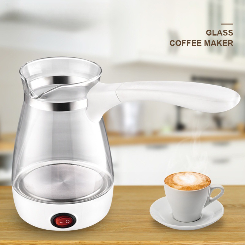 土耳其咖啡壶跨境代发玻璃电热水壶500ML水壶COFFEE KETTLE
