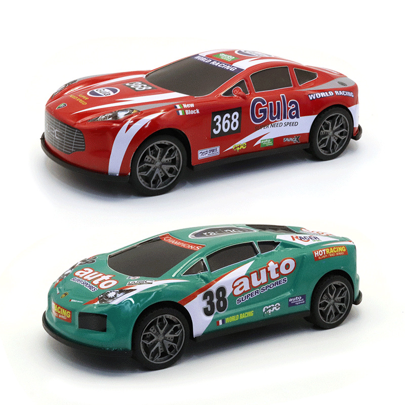 Wholesale of tin 1:28 racing models, children's toys, car ornaments, inertial car models, and boys' toys Application Scenario