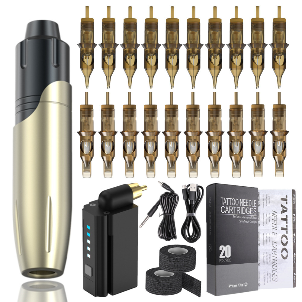 Set of rotary motor tattoo machine, all-in-one tattoo device details Picture