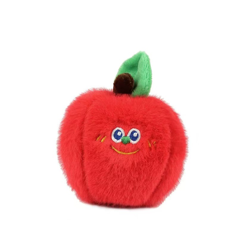 Wholesale of creative mink fleece fruit pendants, plush toys, fruit dolls, claw machine dolls and wedding scattering gifts Item Picture