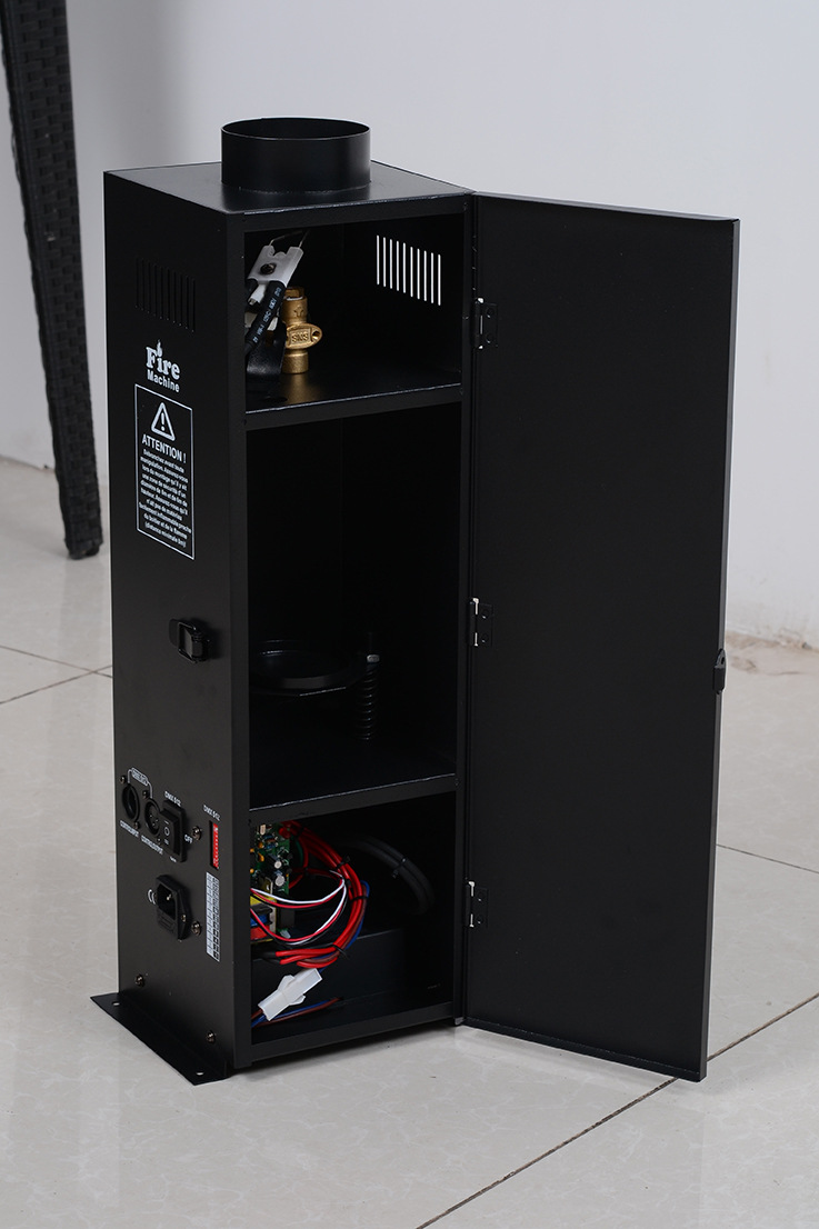 dmx512 Real flame Machine Wedding stage lighting special Effects 3-head flameter 200-watt flame stage effect equipment Item Picture