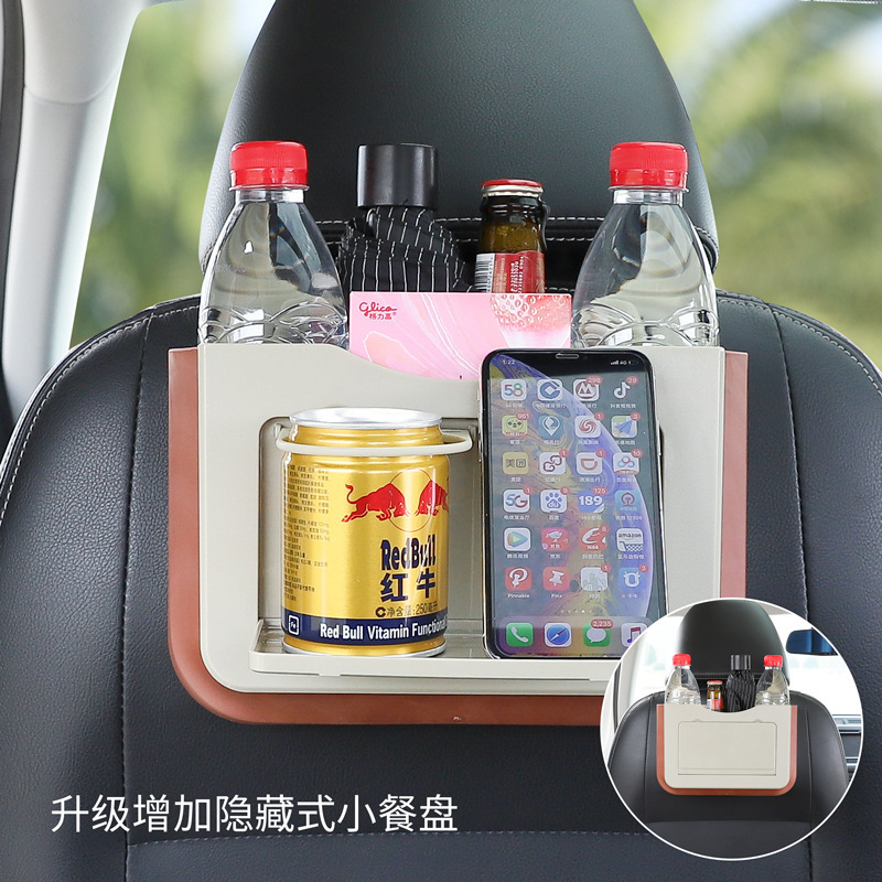Vehicle-mounted trash can, hanging folding storage bucket box, car interior supplies, cartoon multi-functional car umbrella storage bag Application Scenario