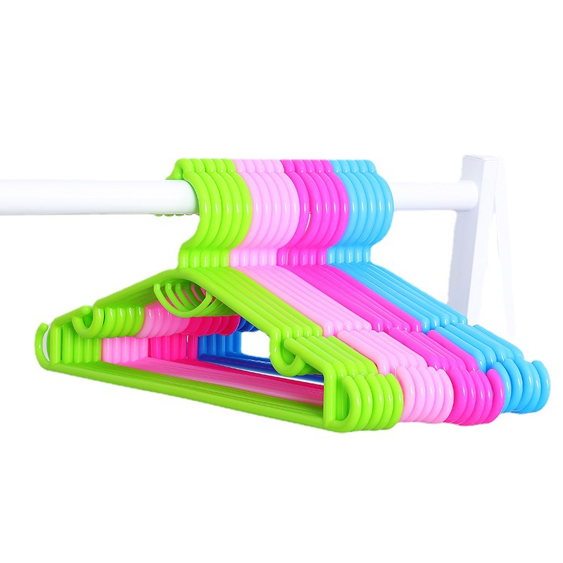 衣架/植绒衣架/衣架加厚/不锈钢衣架/衣服架白底实物图