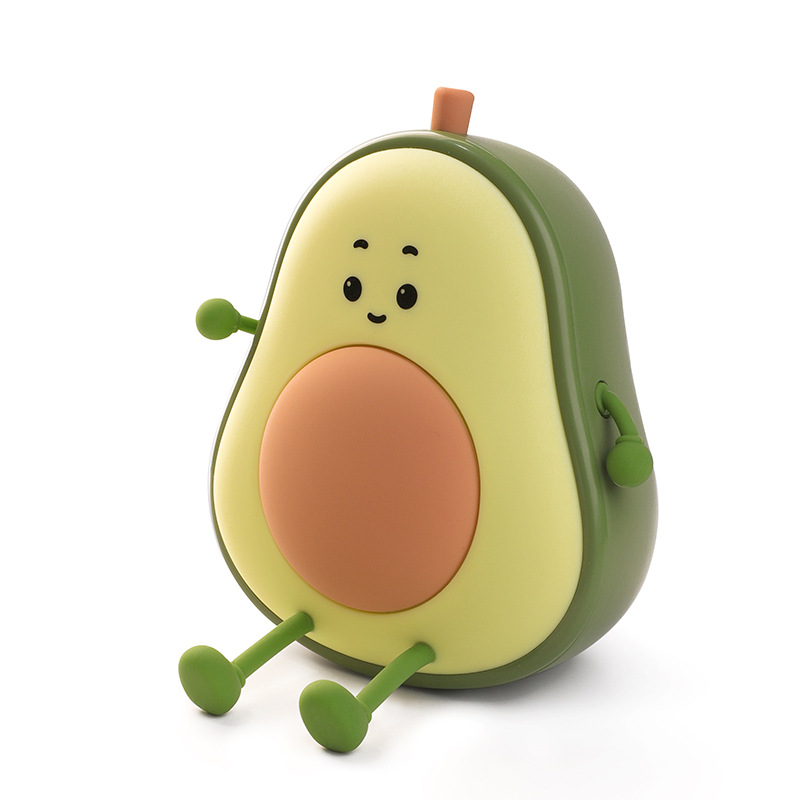 创意牛油果小白底实物图