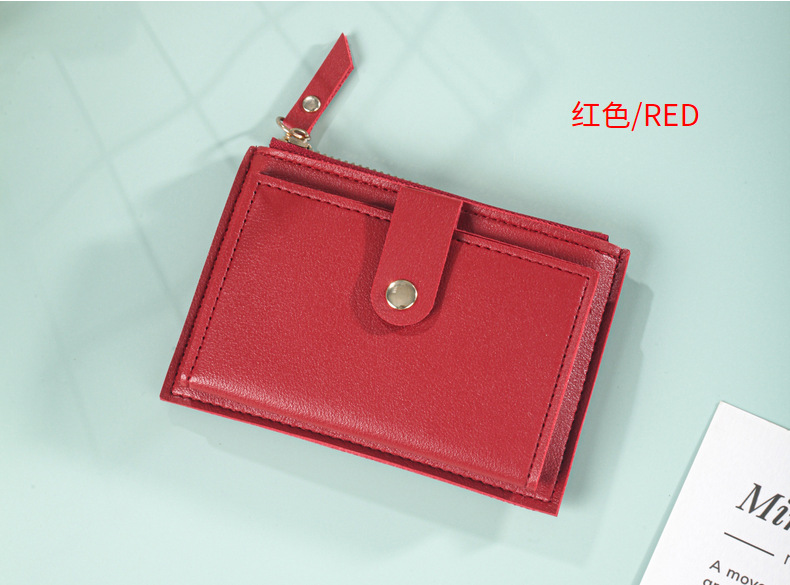 零钱包超女士薄卡包韩版拉链卡片包糖果色公交学生银行卡套美金包详情22