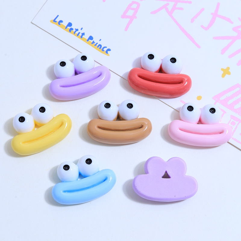 卡通彩色香肠/饰品配件/树脂配件细节图