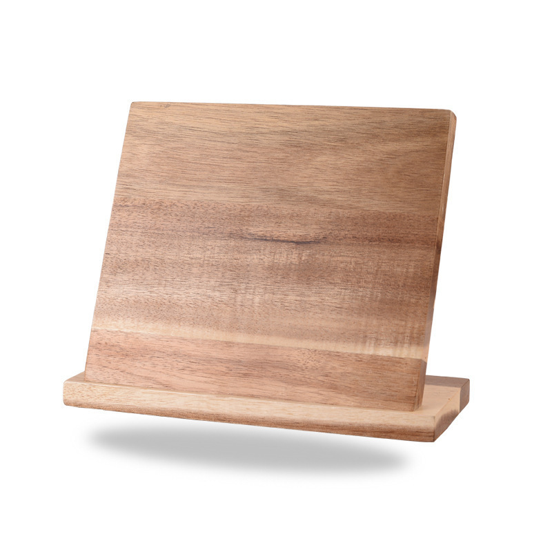 Acacia Wood Magnetic Wood Knife Holder Kitchen Knife Kitchen Knife Rack Knife Storage Rack Household Knife Holder 30Cm