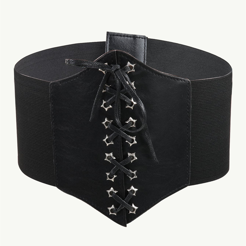 Belt Decoration Ladies European And American Style Waist Cover Body Decoration With Fashion Wide Waist Cover Four Seasons Dress Match Specification drawing