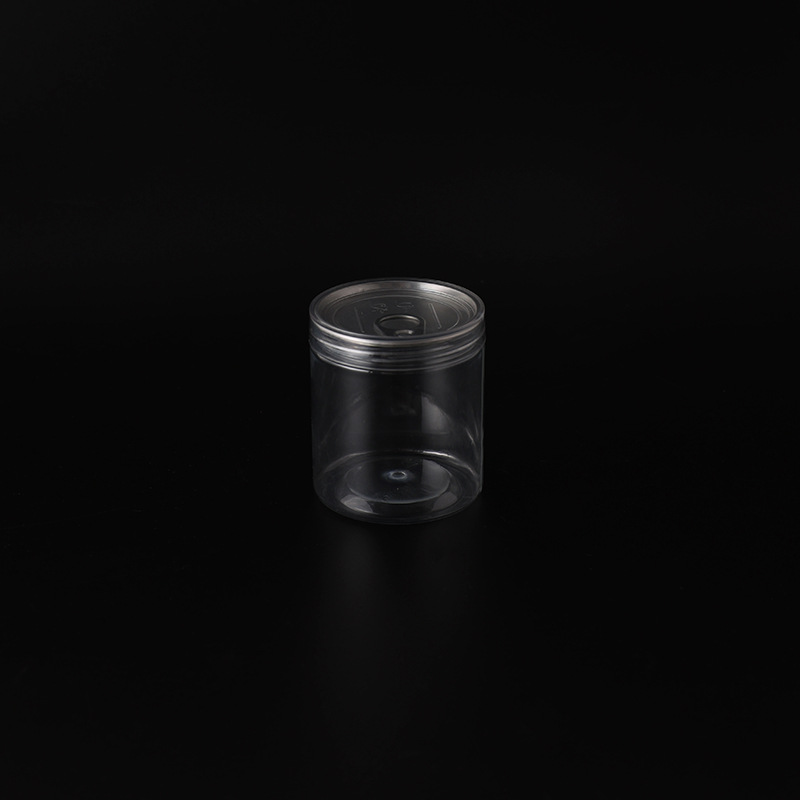 75 Caliber Nut Tea Sealed Cans Transparent Pet Plastic Baking Cookies Packaging Food Cans Wholesale Item Picture