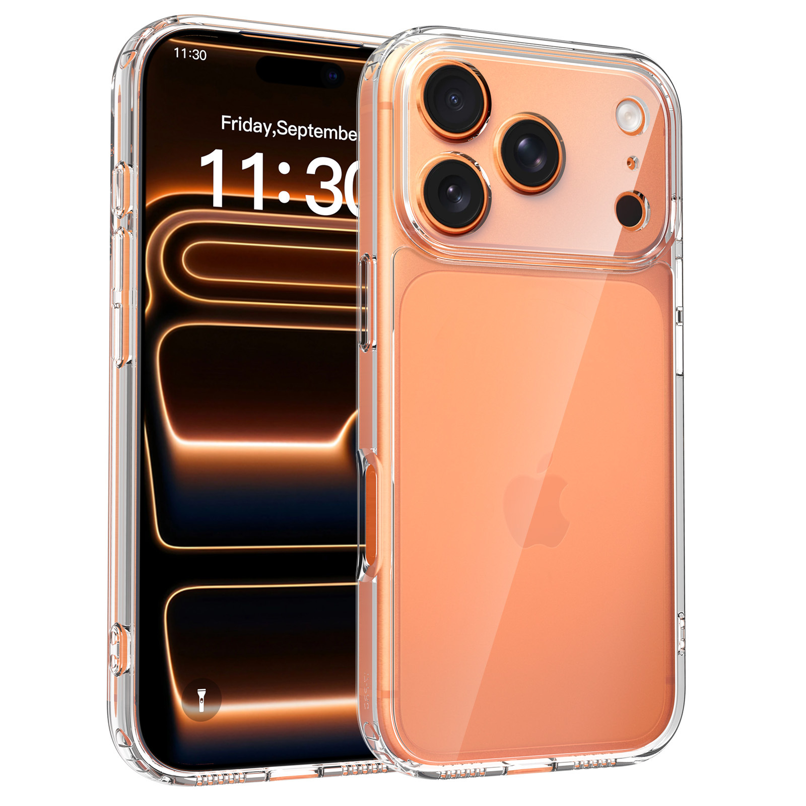 Suitable for Apple 17Promax phone case, magnetic attraction iphone15 plus shockproof 16e full package 14pm transparent case pic 16