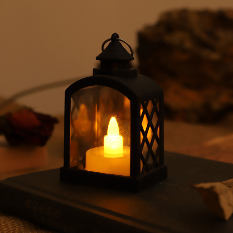 Europe's New Halloween Lantern Hand Lantern Electronic Candle Activity Party Atmosphere Decoration Props Specification drawing