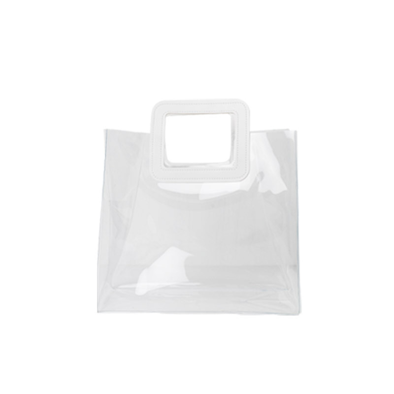 Wholesale of transparent hand-held Instagram gift bags and souvenirs, PVC wedding candy plastic bags Item Picture
