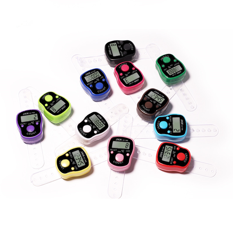 The multi-functional electronic counter with a full range of sound alerts and LED night light counters can be manually pressed for backlight counting Specification image