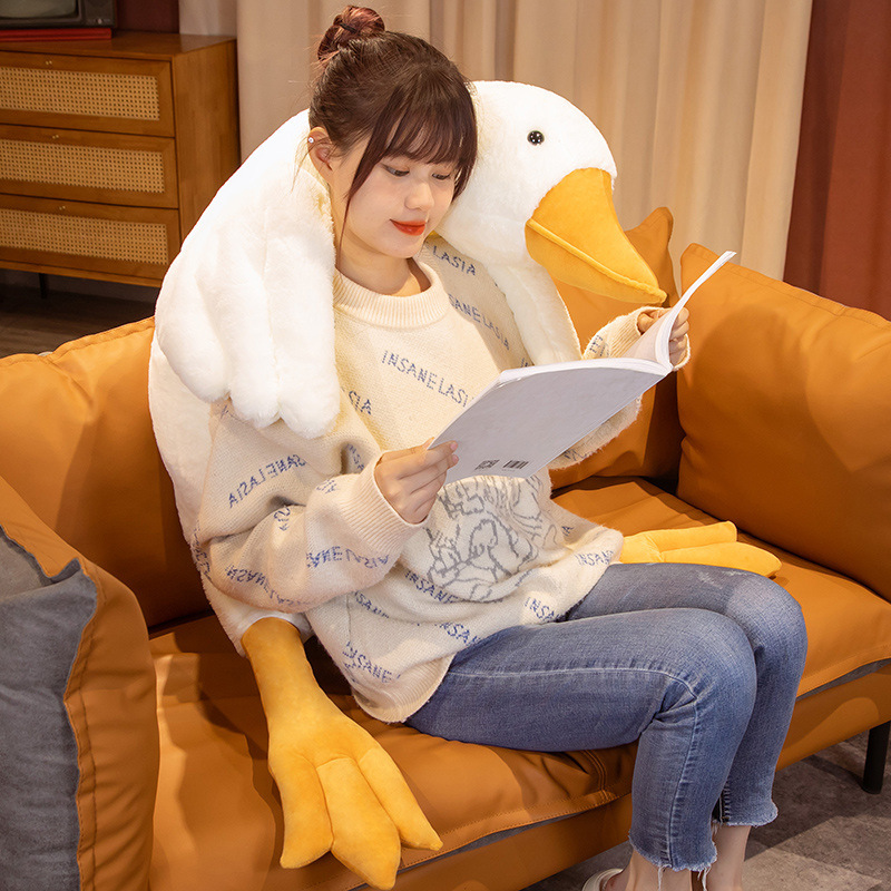 Net red big white goose doll Douyin plush toy bed sleeping pillow large doll stall wholesale Application Scenario