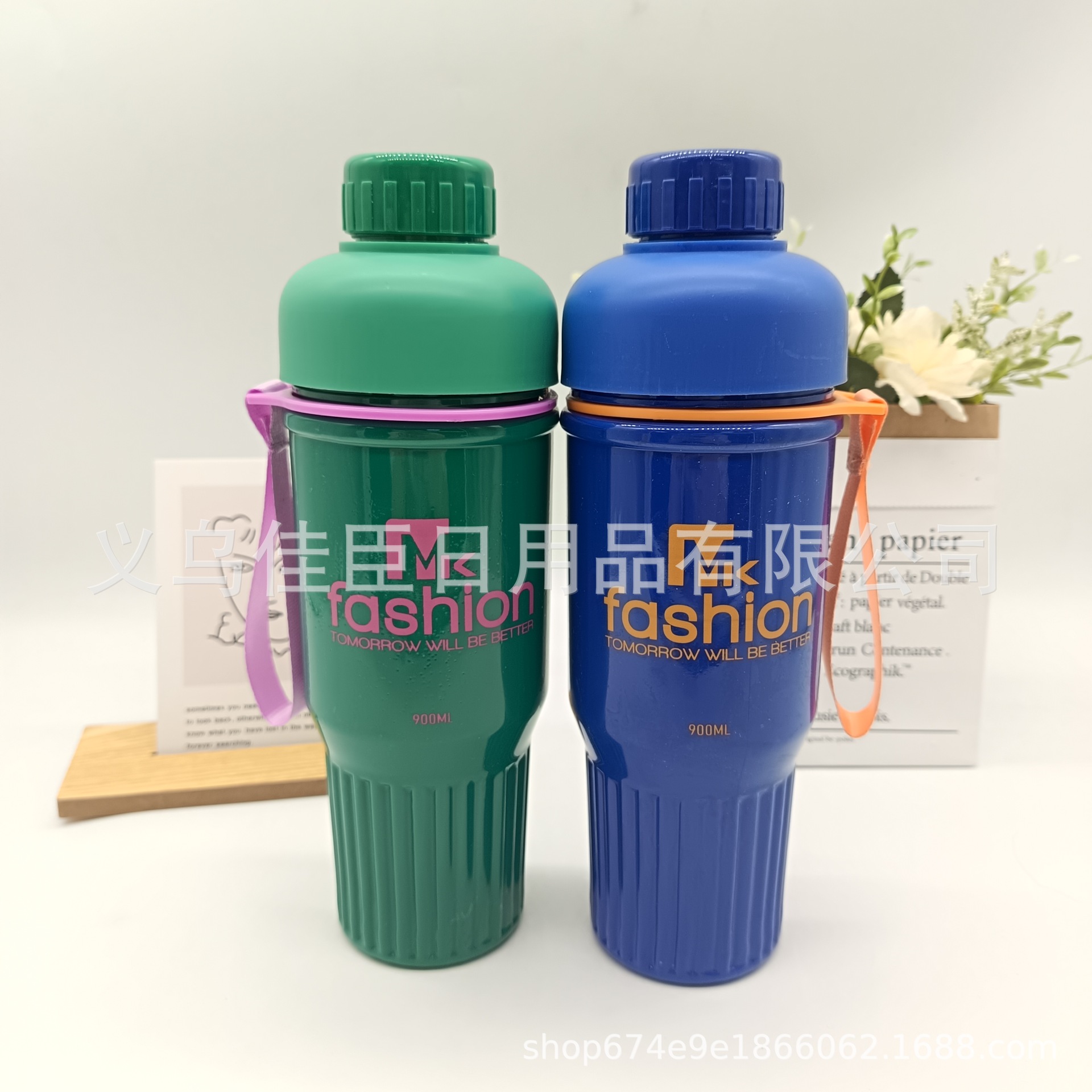 Amazon's best-selling sports water bottle, summer large-capacity straw cup, detachable, easy to clean, portable sports space cup details Picture