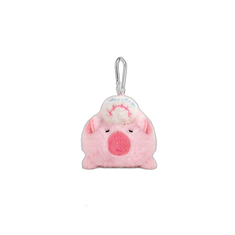 毛绒玩具/玩偶/拉布布/公仔/卡皮巴拉白底实物图