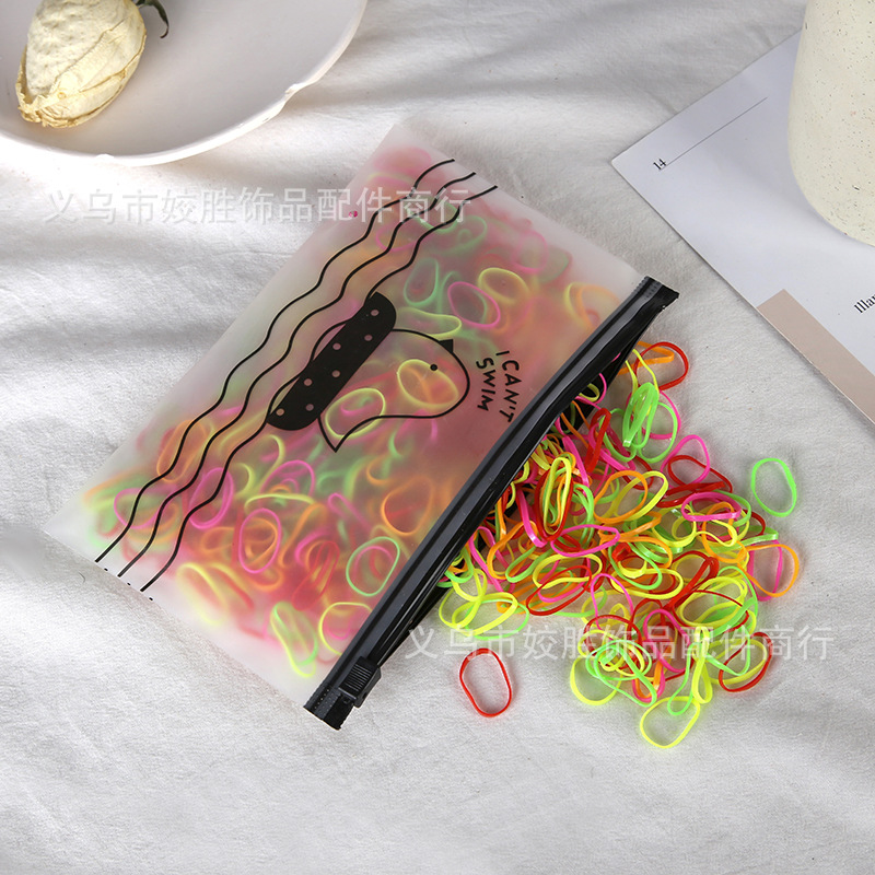Korean Internet celebrity rubber band ins headwear and hair accessories, elegant and individual small rubber bands, forest-style, fresh and simple rubber bands Specification image