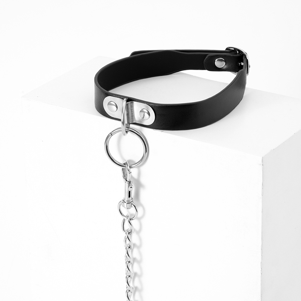 Adult sexy sm products bell pu collar female slave love toy bondage Specification drawing