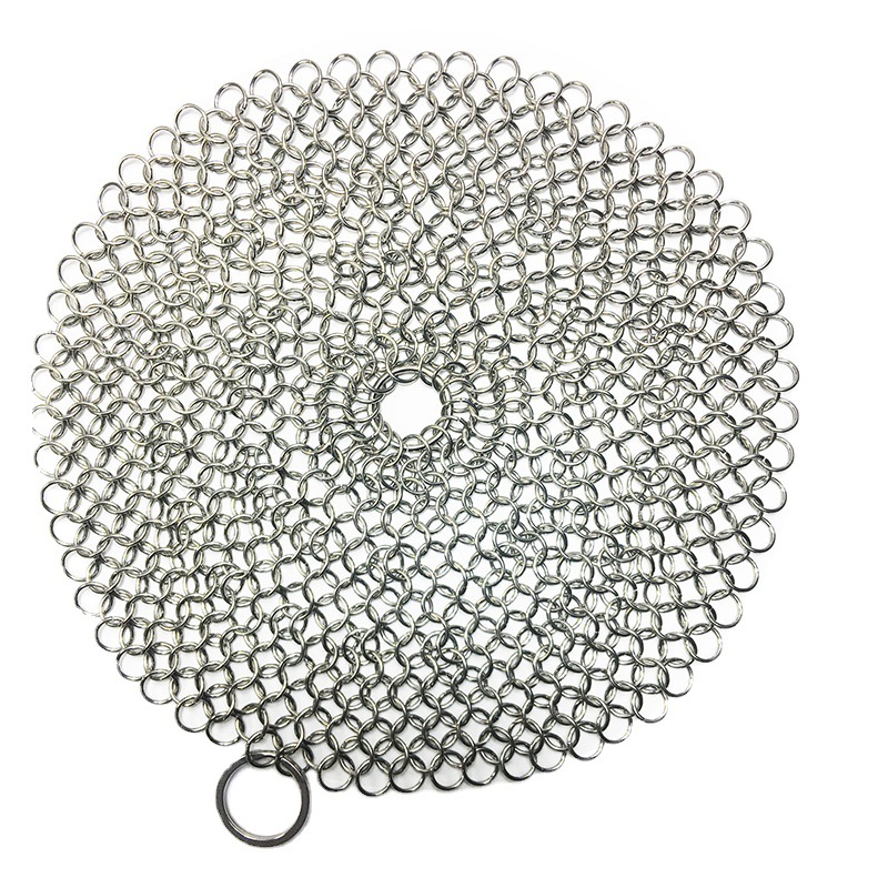 316 Stainless Steel Brush Pan Mesh Kitchen Supplies Steel Ball Dish Washing Machine Can Not Clean Slag Wash Pan Brush Item Picture