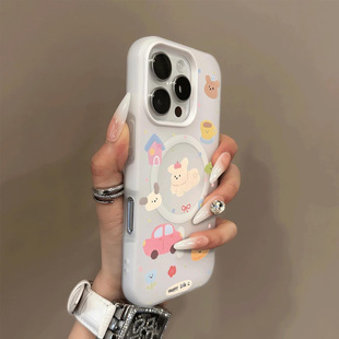 Magsafe shockproof transparent magnetic case is simple and practical. It is a drop-resistant phone case for iPhone 17 that is not prone to yellowing and has a large hole pic 21