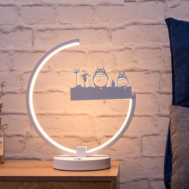 Factory wholesale Nordic table lamps, bedroom bedside lamps, home creative ornaments, night lights, gifts for girls and best friends Specification image