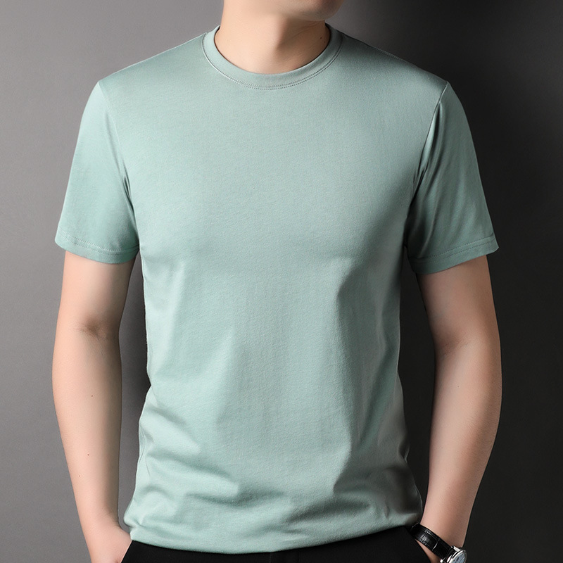 2023 Summer New Men's short-sleeved T-shirt with round neck Application Scenario