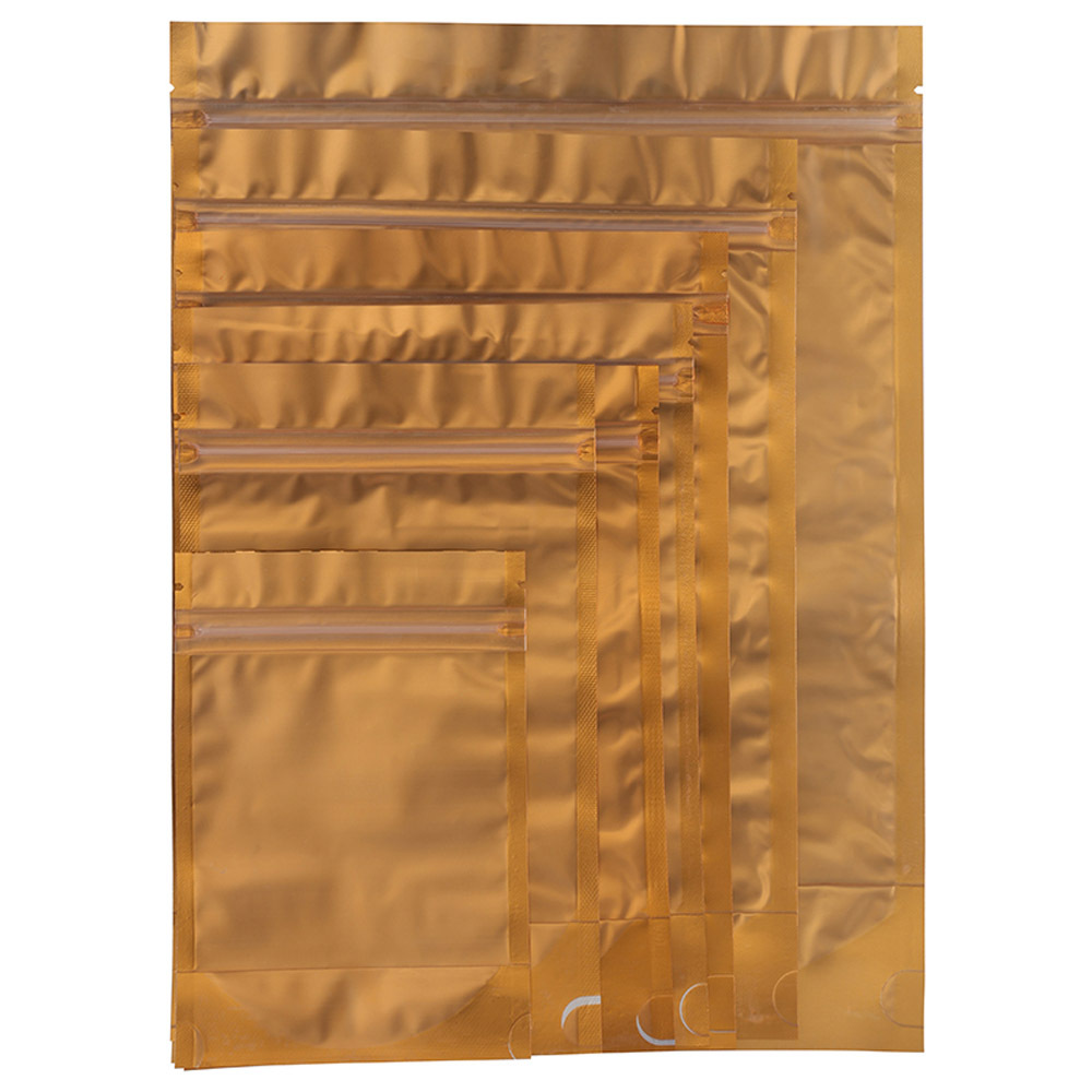 Matte inner gold aluminum-coated yin-yang self-standing and self-sealing aluminum foil bone bags, snack packaging bags, jujube and wolfberry bags in stock Specification image