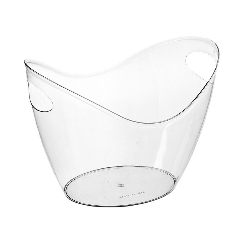 High Appearance Level Ice Bucket Home Beer Champagne Wine Outdoor Picnic Fruit Storage Basket Transparent Large Capacity Ice Bucket Item Picture