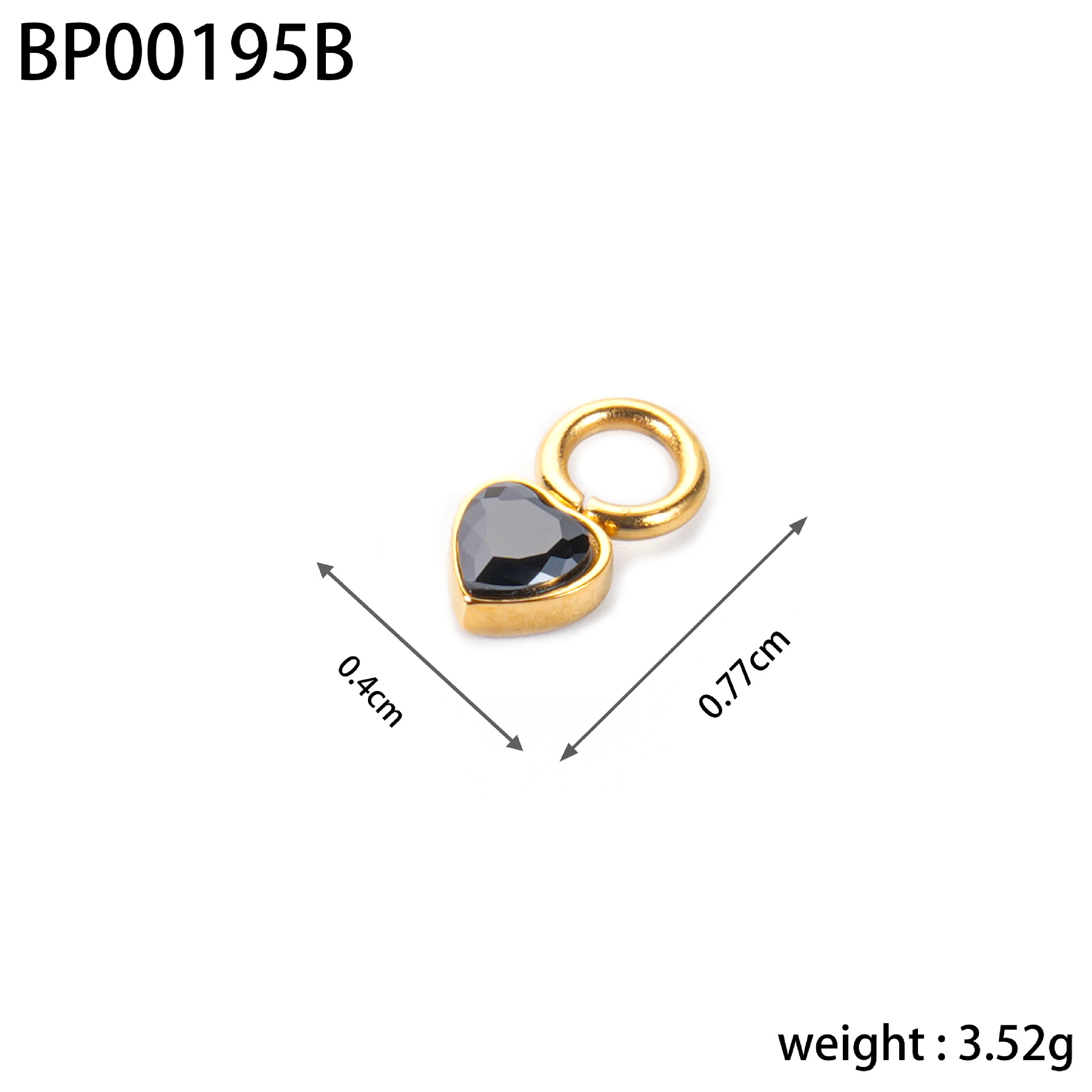 Cross-border fashion stainless steel four-leaf clover, five-pointed star, zircon inlaid diy double-hole pendant design accessory pic 16