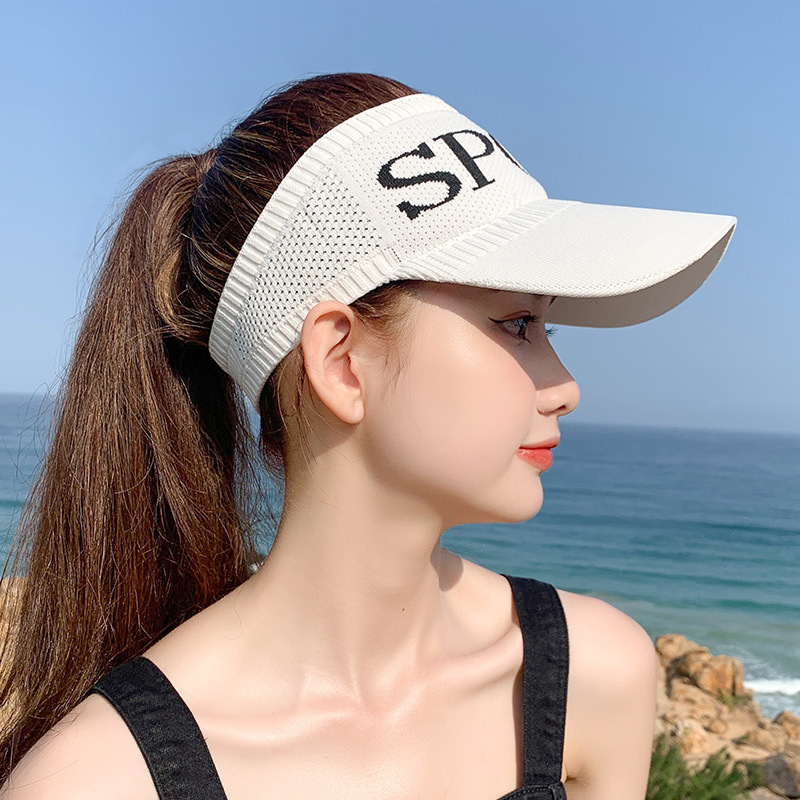 Empty Hat Female Sunblock Hat Korean Version Of Outdoor Sports Sun Hat 2023 New Shade Baseball Cap details Picture